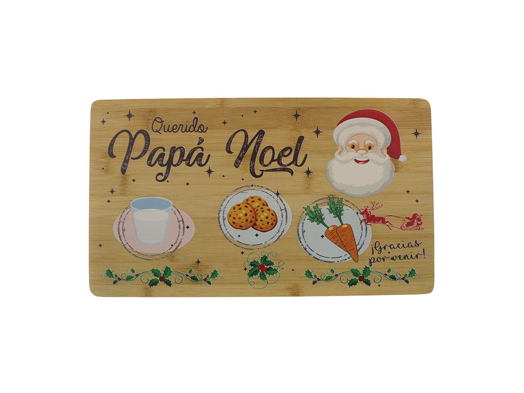 BANDEJA BAMBU QUERIDO PAPA NOEL cod. 9324693
