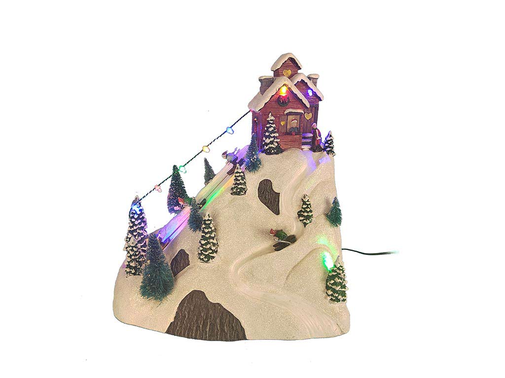 NATALE DELLA PISTA DA SCI CON LUCE/MUSIC cod. 9324726