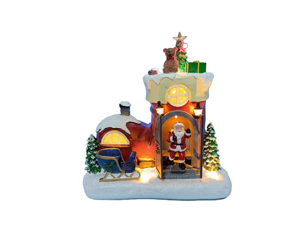 FIGURA DI BABBO NATALE CON LUCE/MUSICA/M cod. 9324728