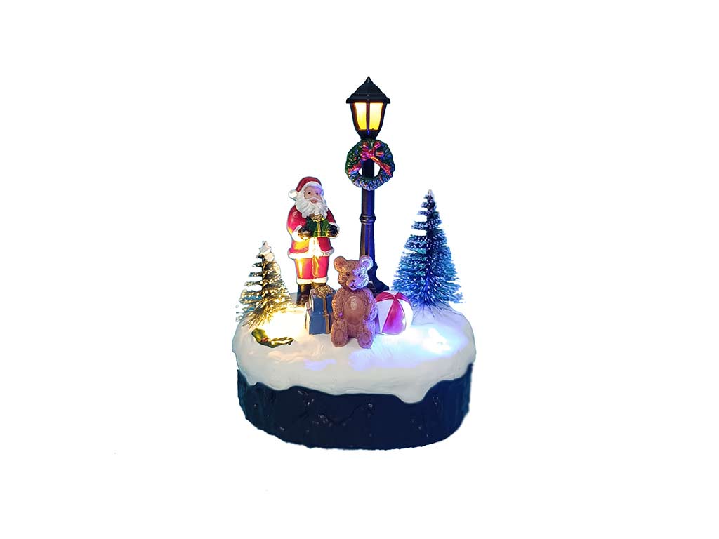 FIGURA DI NATALE DI BABBO NATALE CON LUZ cod. 9324729
