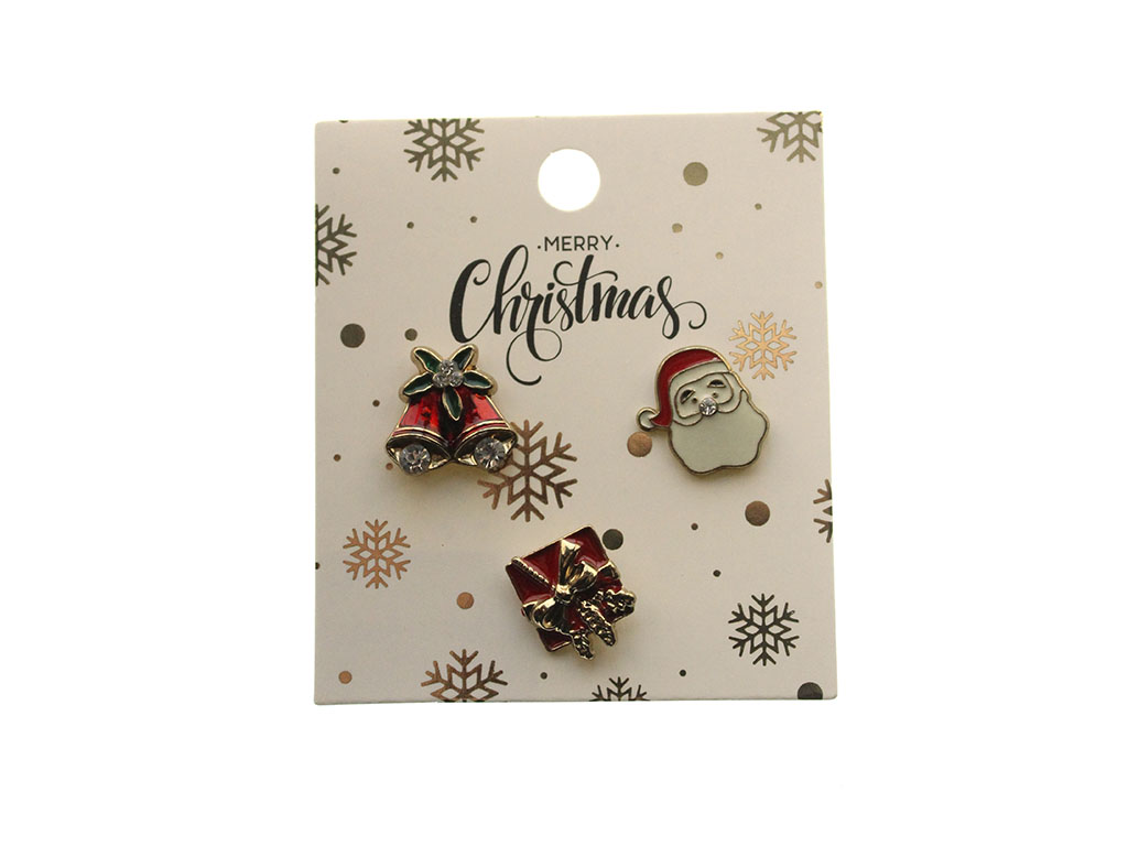 SET DE PINES DE NAVIDAD 3PCS cod. 9324742