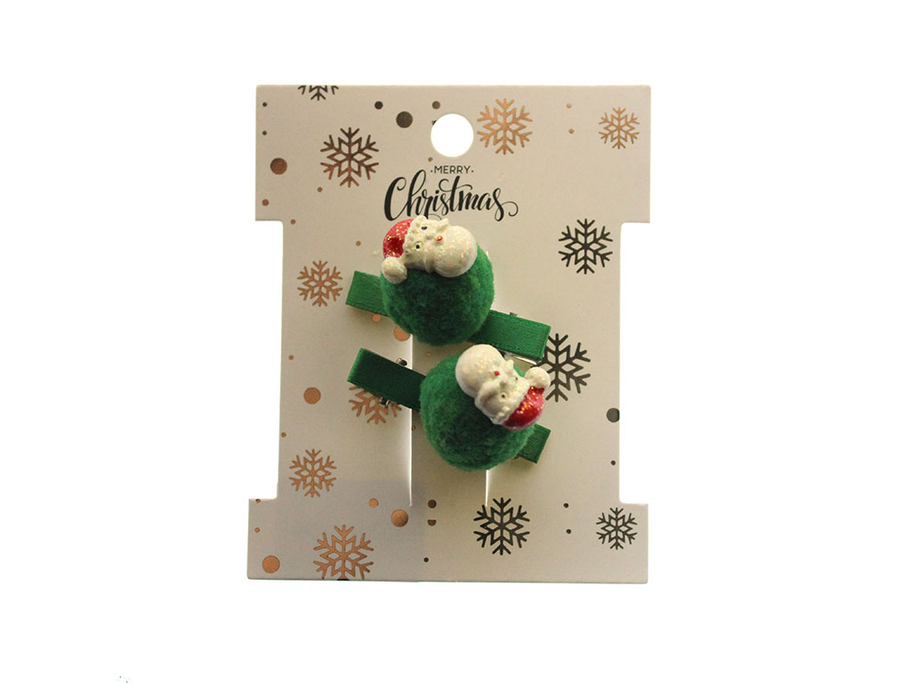 PINZAS PARA EL PELO DE PAPÁ NOEL cod. 9324753