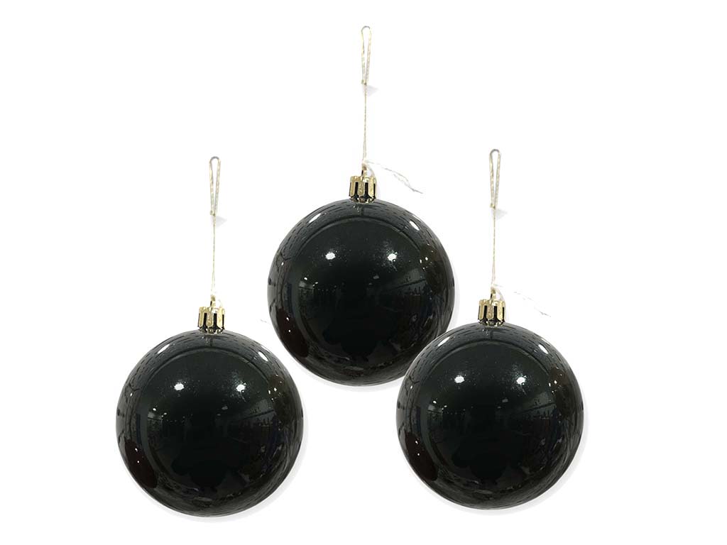 PACK 3 BOLAS LISAS 8 CM. VERDE cod. 9324777