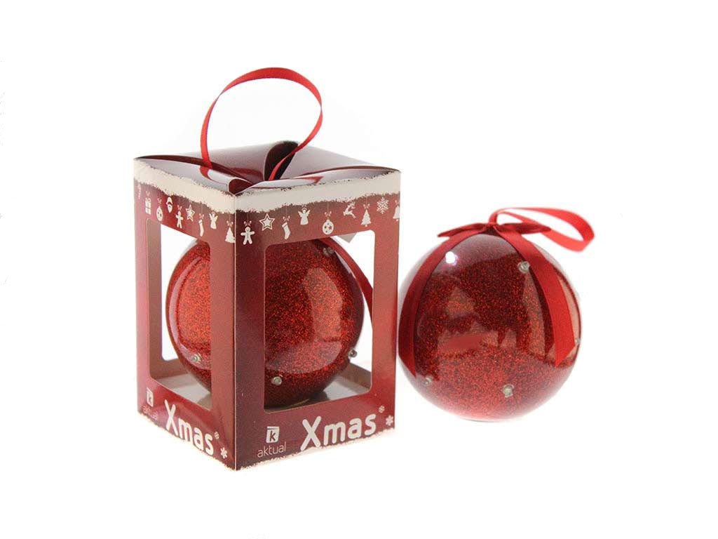 BOLA C/6 LEDS ROJA LISA SIN NOMBRE cod. 9324832