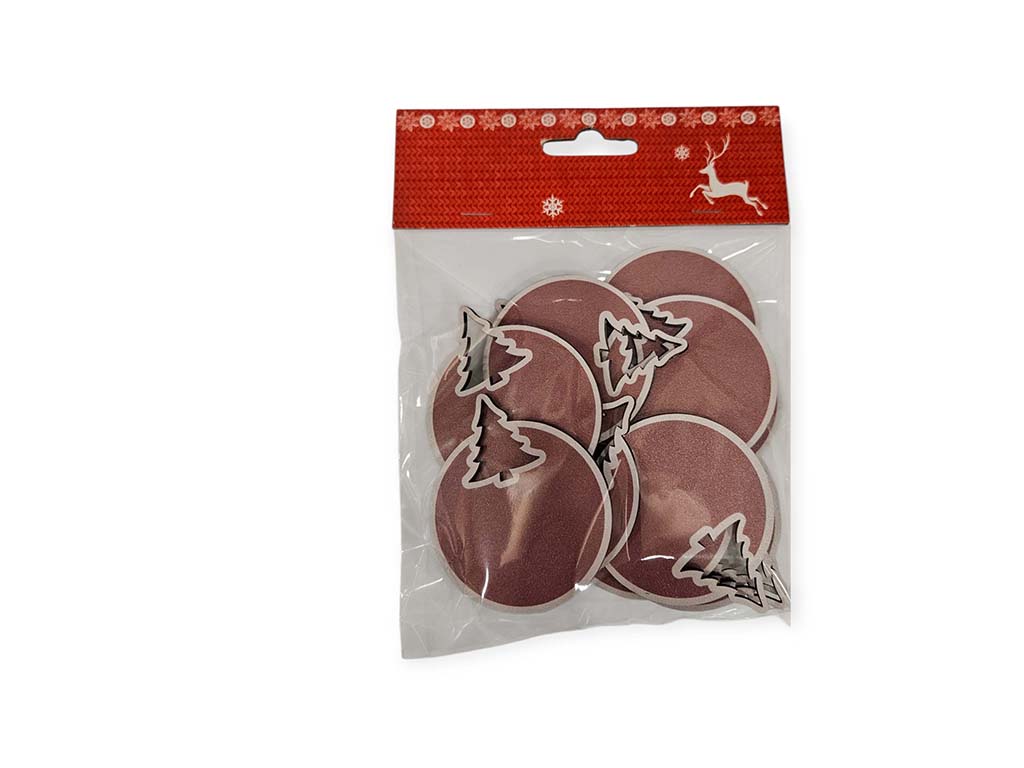 S/6 TAGS STICKER XMAS DIY cod. 9324867