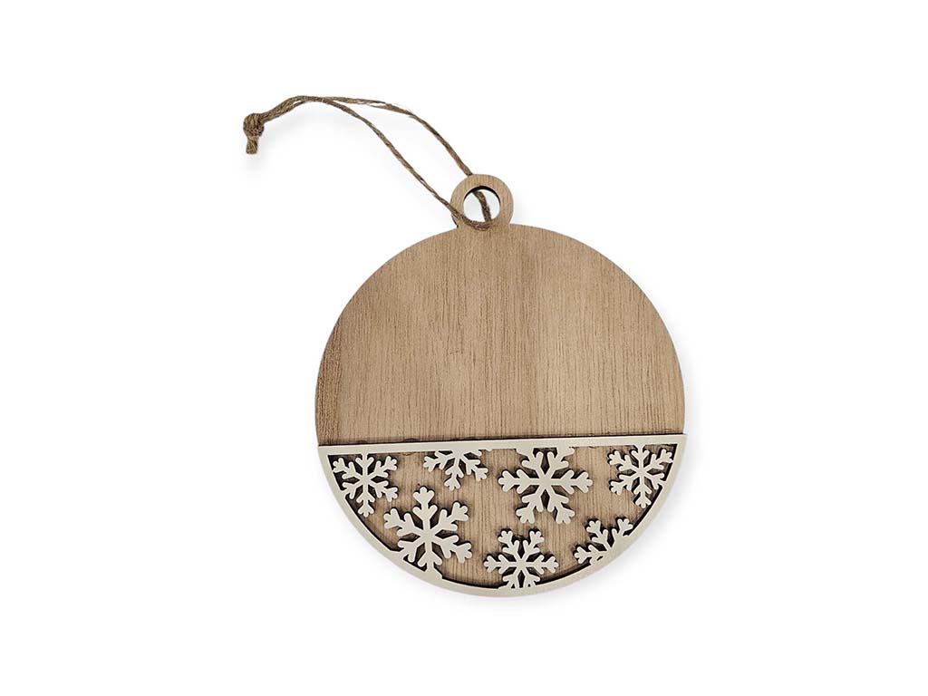 COLGANTE BOLA XMAS BLANCA DIY cod. 9324883