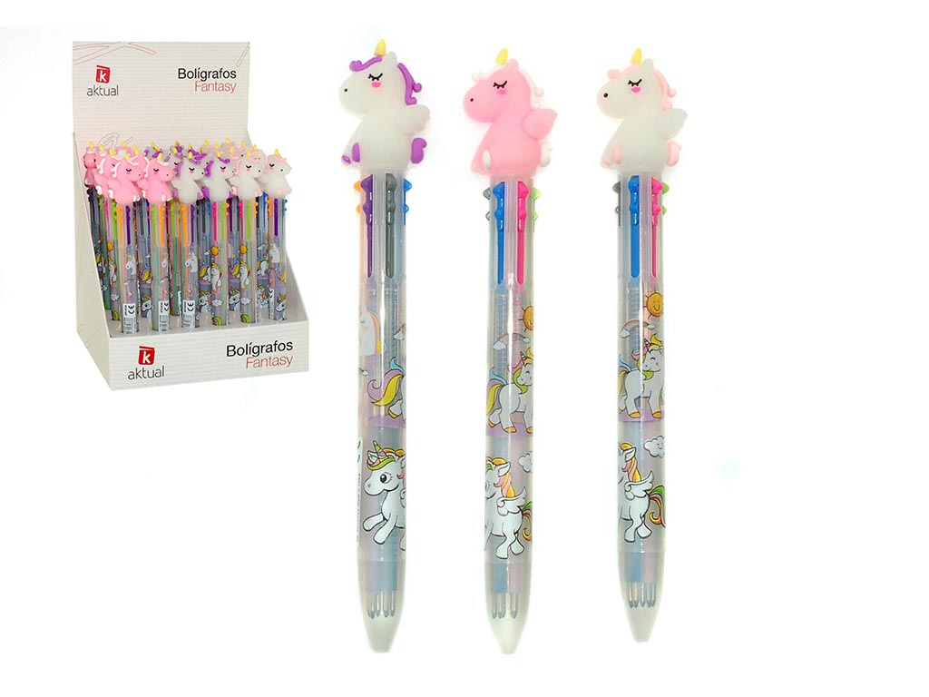 STYLO 6 COULEURS - LICORNE cod. 9400063