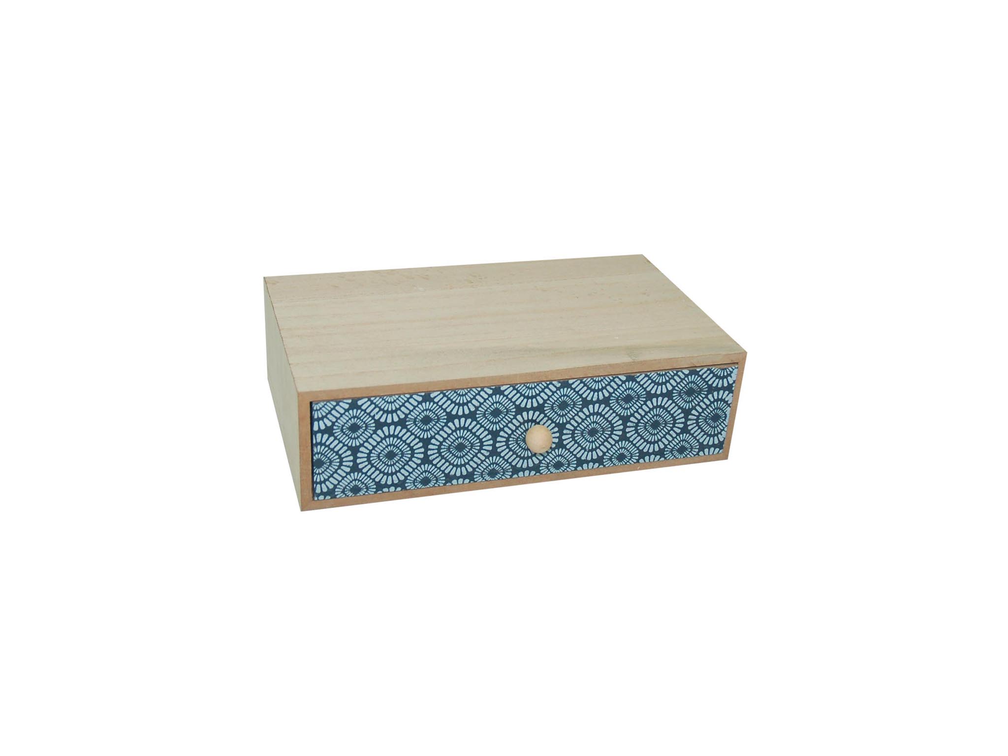 WOODEN BLUE DRAWER L cod. 9500010