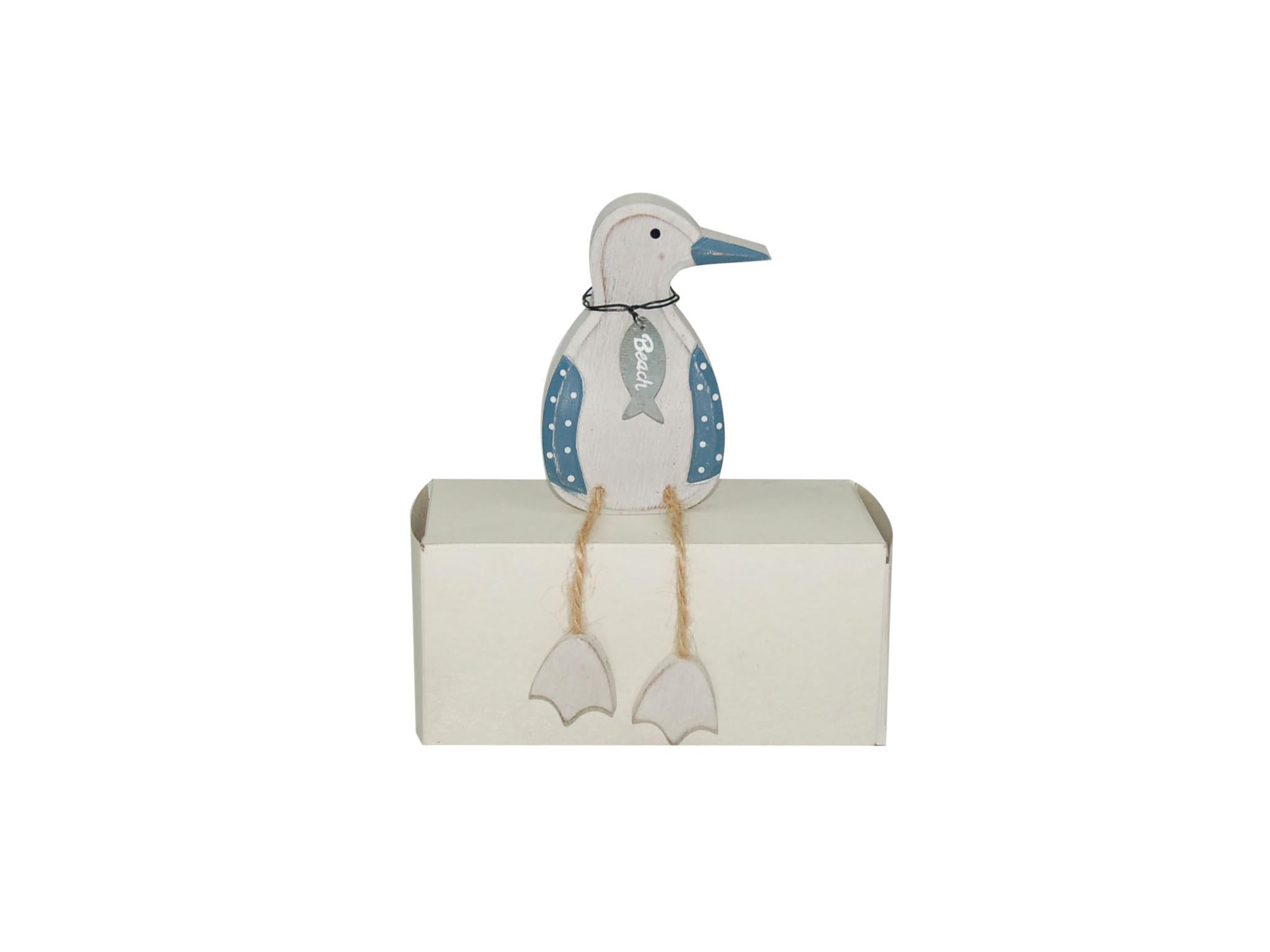WOODEN DECORATION SEAGULL cod. 9500071