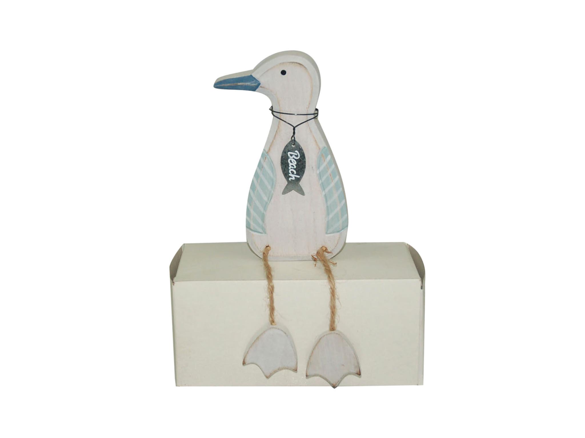WOODEN DECORATION SEAGULL cod. 9500072