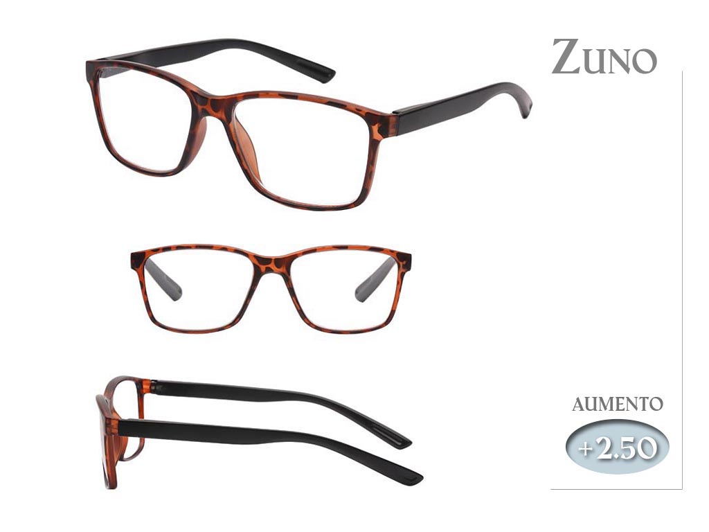 GAFAS LECTURA ZUNO MARRONES 2.50 cod. 9800151