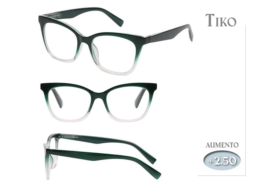 GAFAS LECTURA TIKO VERDES 2.50 cod. 9800203