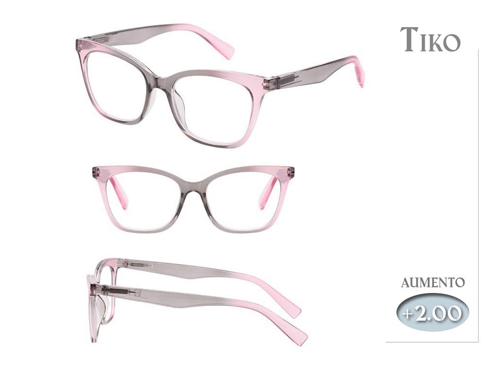 GAFAS LECTURA TIKO ROSAS 2.00 cod. 9800206