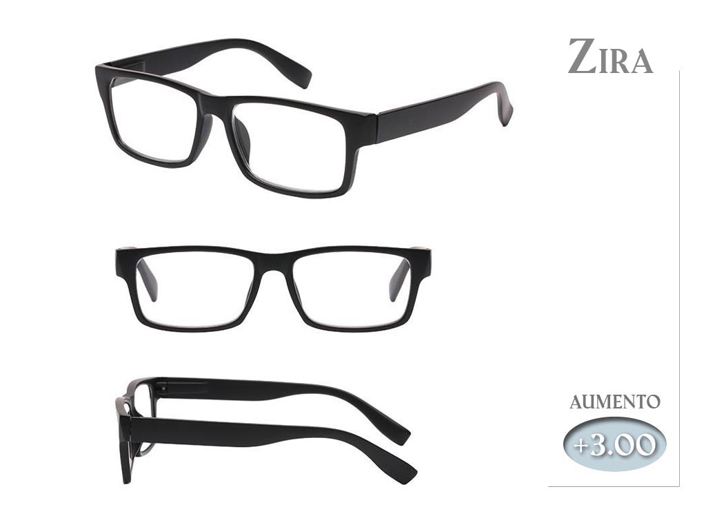 GAFAS LECTURA ZYRA NEGRAS 3.00 cod. 9800220
