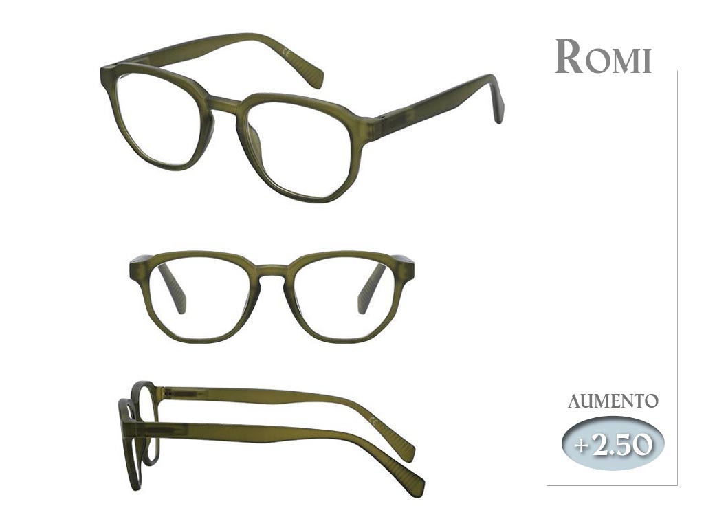 GAFAS LECTURA ROMI VERDES 2.50 cod. 9800239