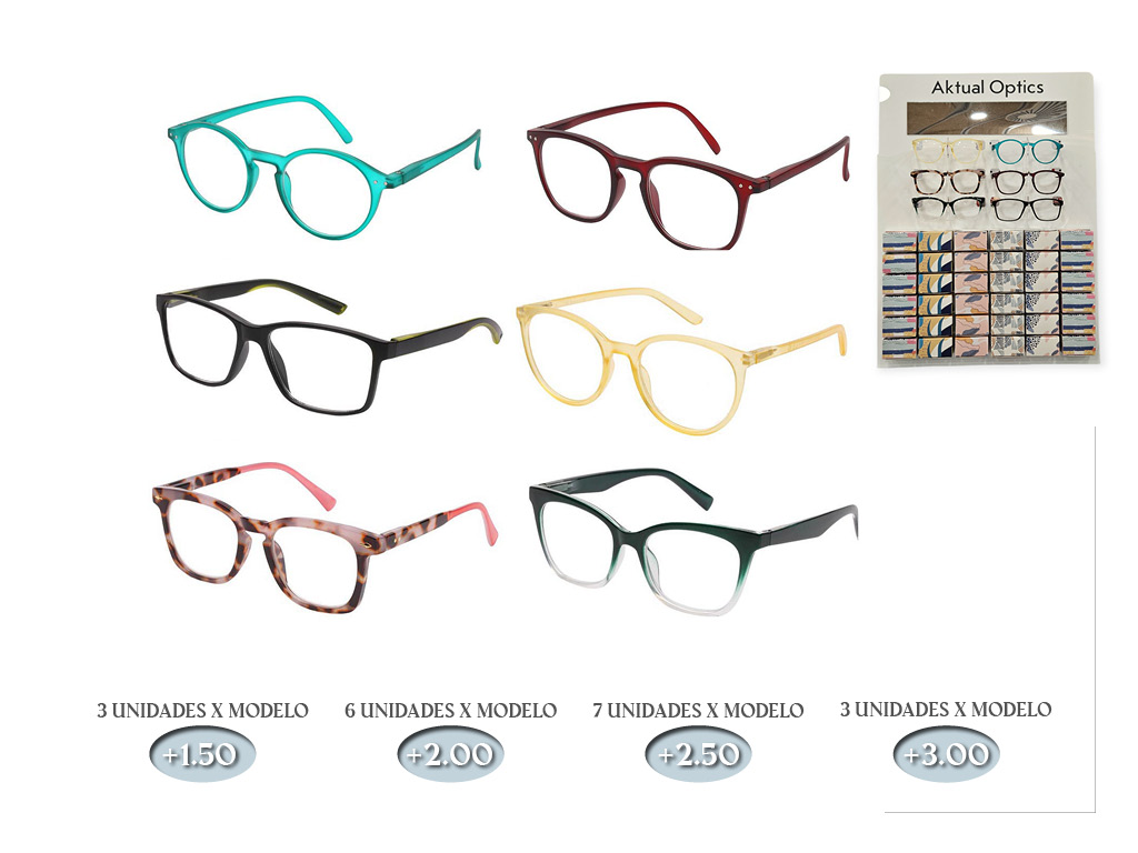 EXPOSITOR MOSTRADOR 42 GAFAS+REPOS.72PCS cod. 9800248